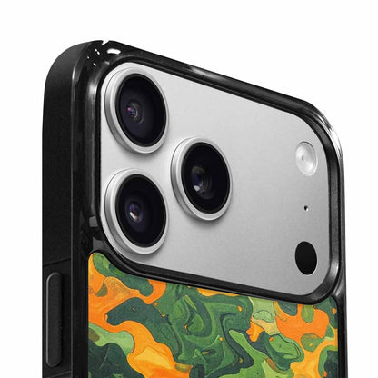 iPhone 17 Pro Max Case — Small Military Camouflage Blotch Camo, Custom Printed Phone Case