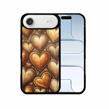 iPhone 17 Air Case — Retro Zodiac Heart Shape Retro Vintage, Custom Print Case Cover
