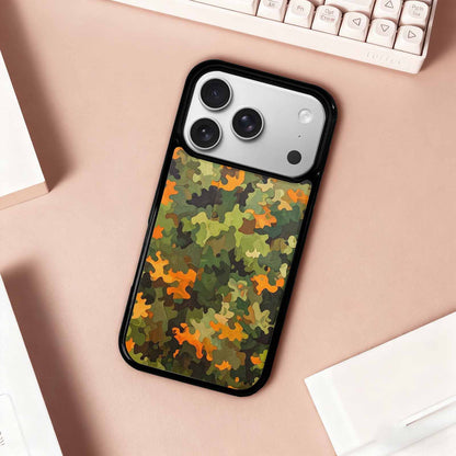 iPhone 17 Pro Case — Small Military Camouflage Blotch Pattern Camo, Custom Art Phone Cover