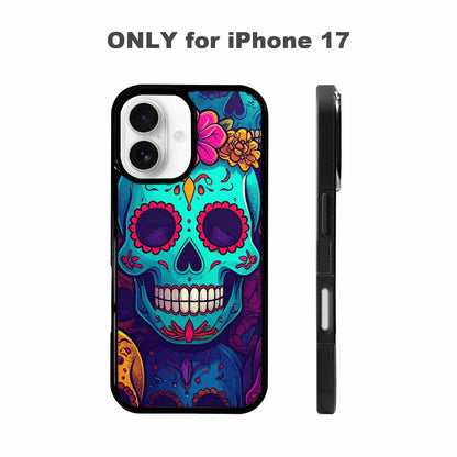 iPhone 17 Case — Skull Dark Art Gothic Print Gothic, Custom Made Phone Cover