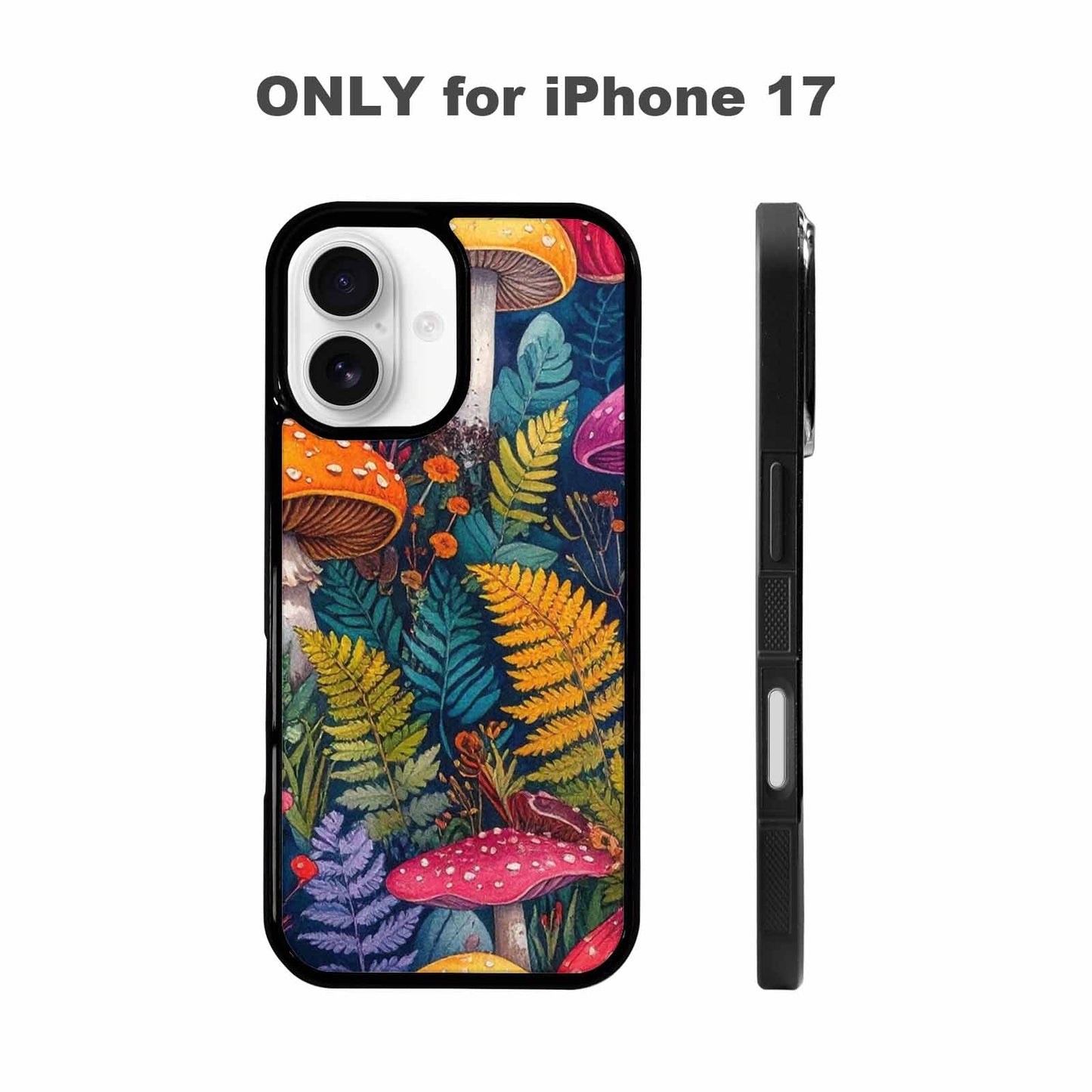 iPhone 17 Case — Mushrooms Botanicalmushrooms P Hgq Floral, Custom Made Phone Cover