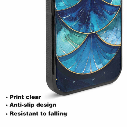iPhone 15 Plus Case — Mermaid Scale Art Pattern, Custom Print Case Cover