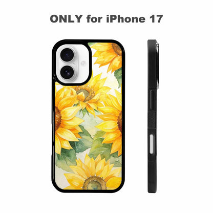 iPhone 17 Case — Sunflowers Watercolor Floral, Custom Made Phone Cover