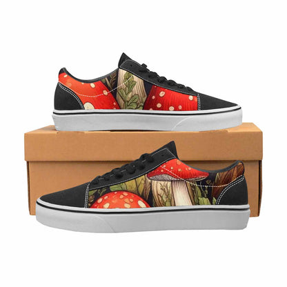 WOMEN'S Mushroom Canvas Lace-Up Dreamcore Sneakers