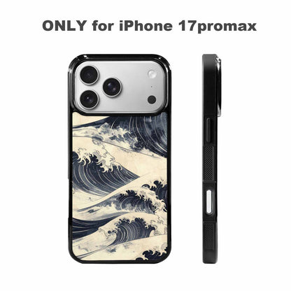 iPhone 17 Pro Max Case — Vintage Americana Wave Retro Vintage, Custom Art Phone Cover