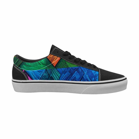 WOMEN'S Polysexual Flag Color Canvas Lace-Up Vivid Custom Sneakers