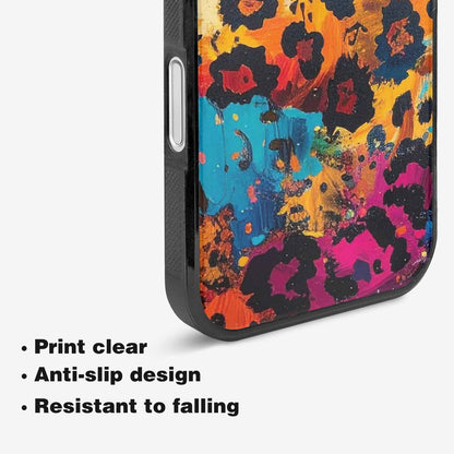 iPhone 16 Case — Full Color Vibrant Animal Print Animal, Custom Made Phone Cover