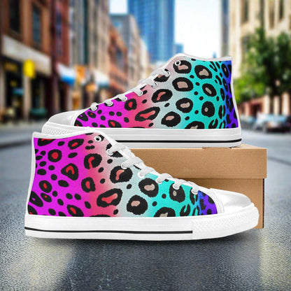 Wolf Amber Gold Unique Bold Art - Freaky Shoes