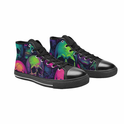 MEN'S Skulls - Neon High Top Canvas Dreamcore Shoes