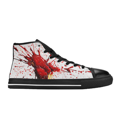 WOMEN'S Splatter Art High Top Canvas Cottagecore Shoes
