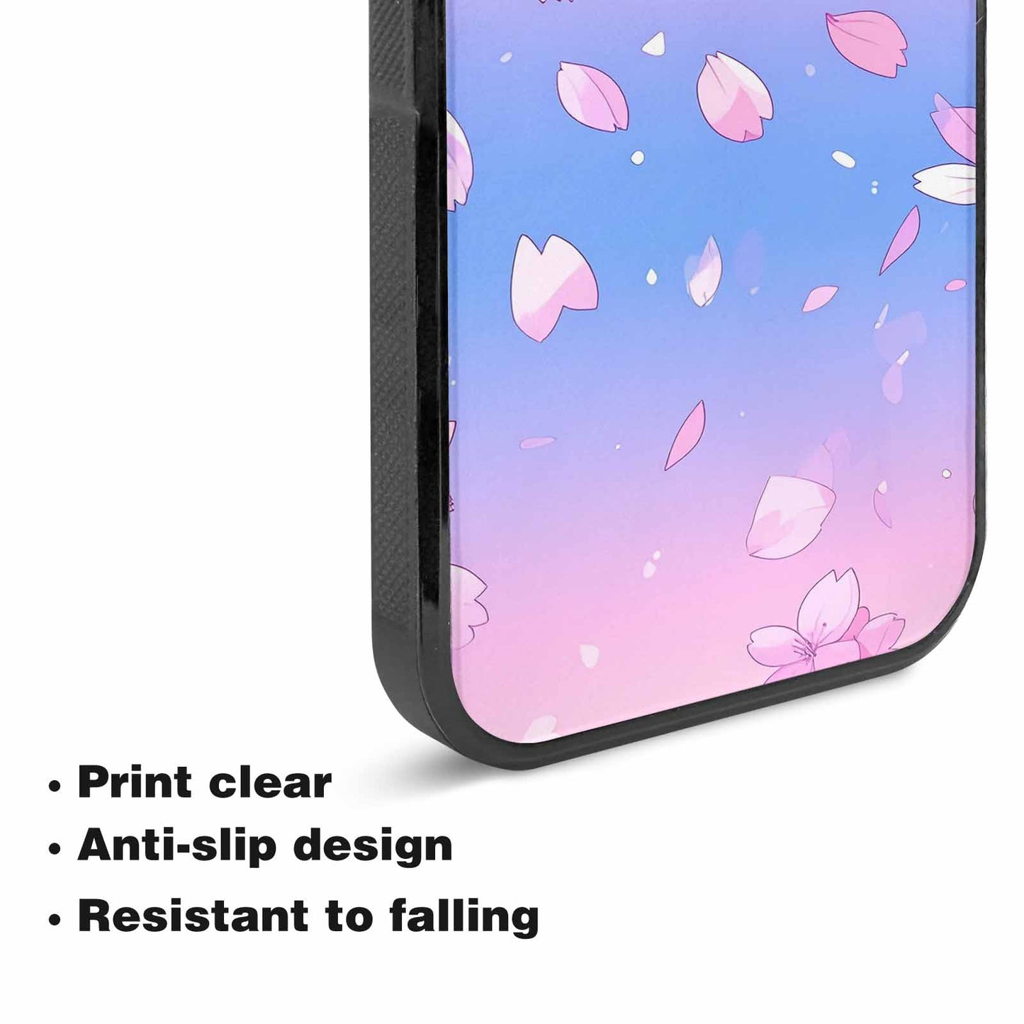 iPhone 15 Case — Anime Cherry Blossom Custom, Custom Printed Phone Case