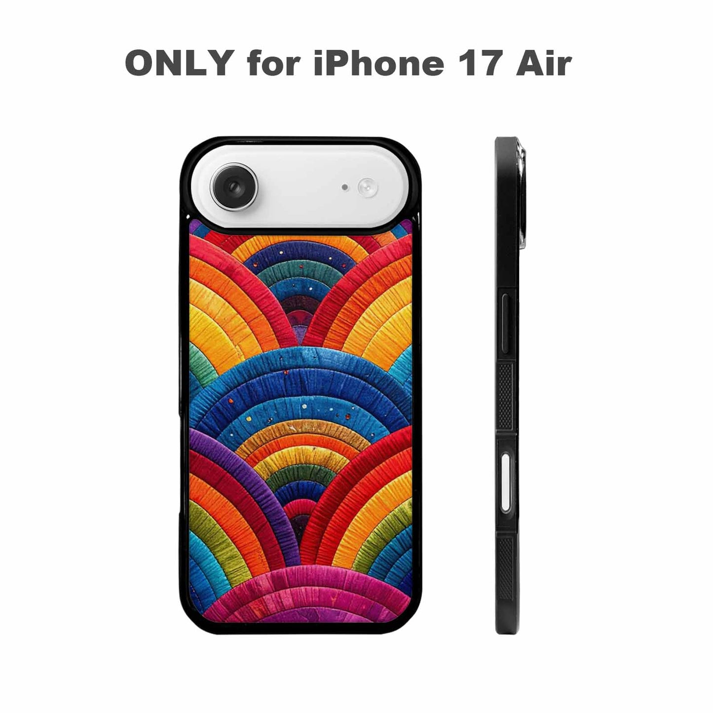 iPhone 17 Air Case — Vivid Camo Rainbow Pride Camo, Original Design Phone Case