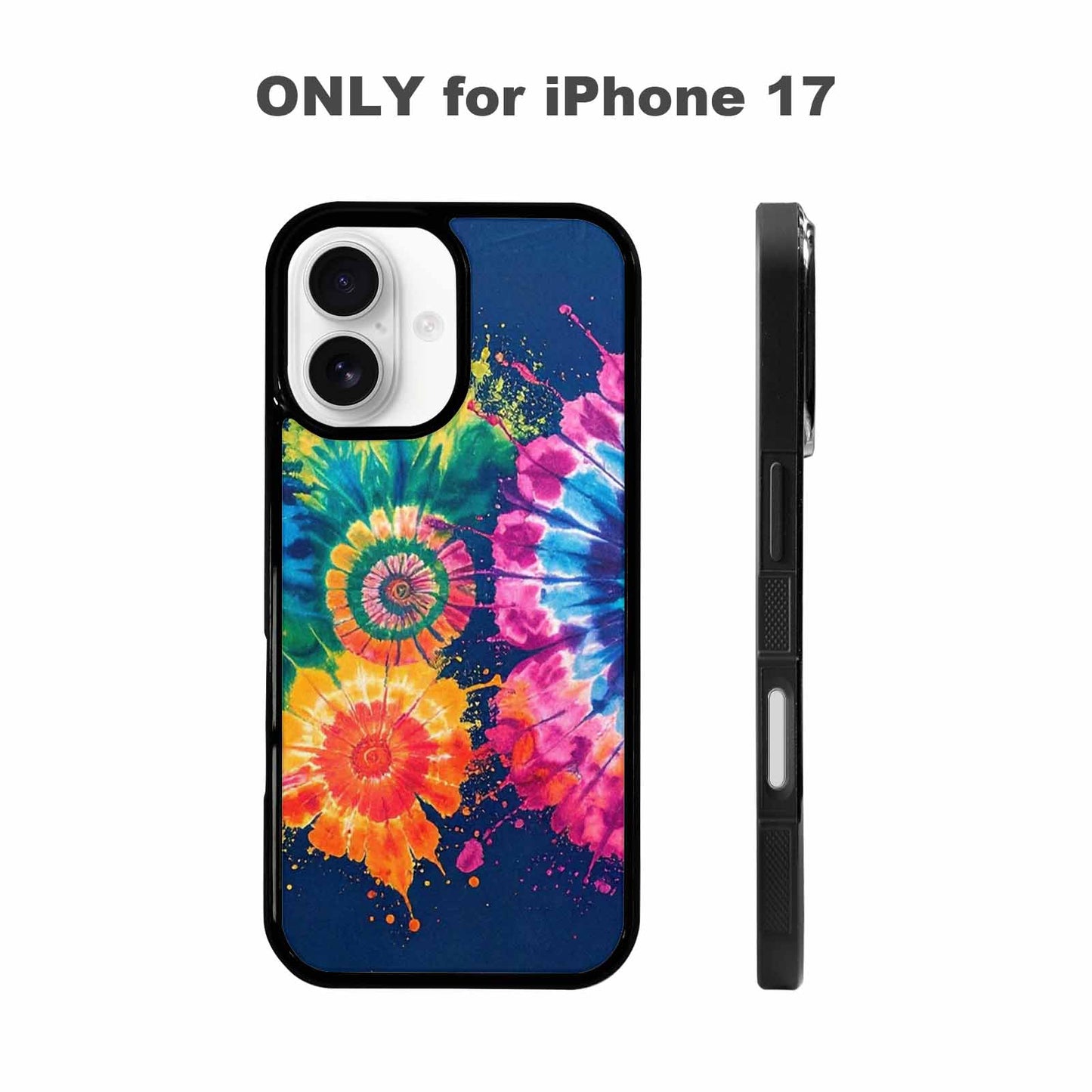 iPhone 17 Case — Tie Dye Random Styles Tie Dye, Custom Art Phone Cover