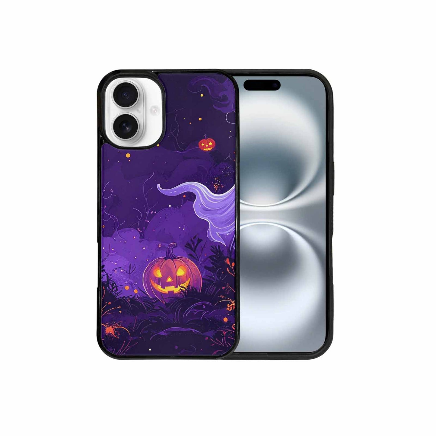 iPhone 16 Plus Case — Halloween Art Print Edge To Edge, Custom Phone Case