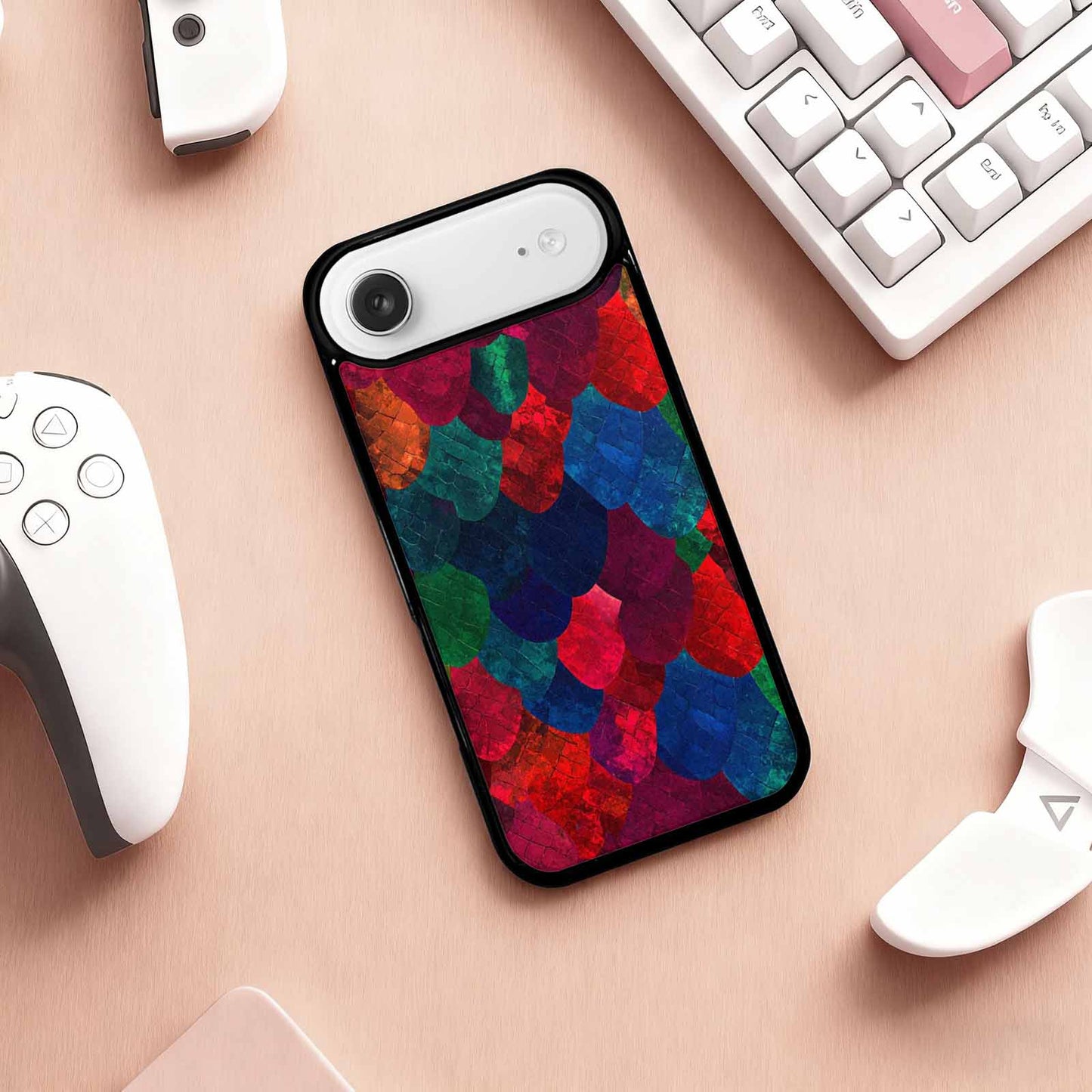 iPhone 17 Air Case — Dark Snake Print Original Art, Customized Protective Case