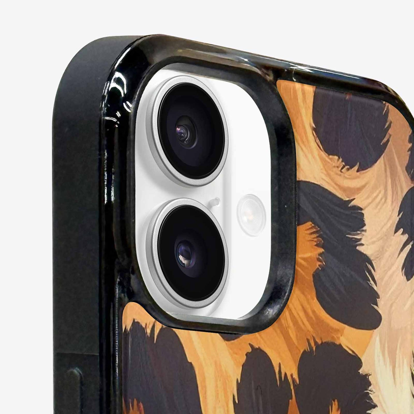 iPhone 16 Case — Leopard Soft Airbrush Gradient, Custom Made Phone Cover