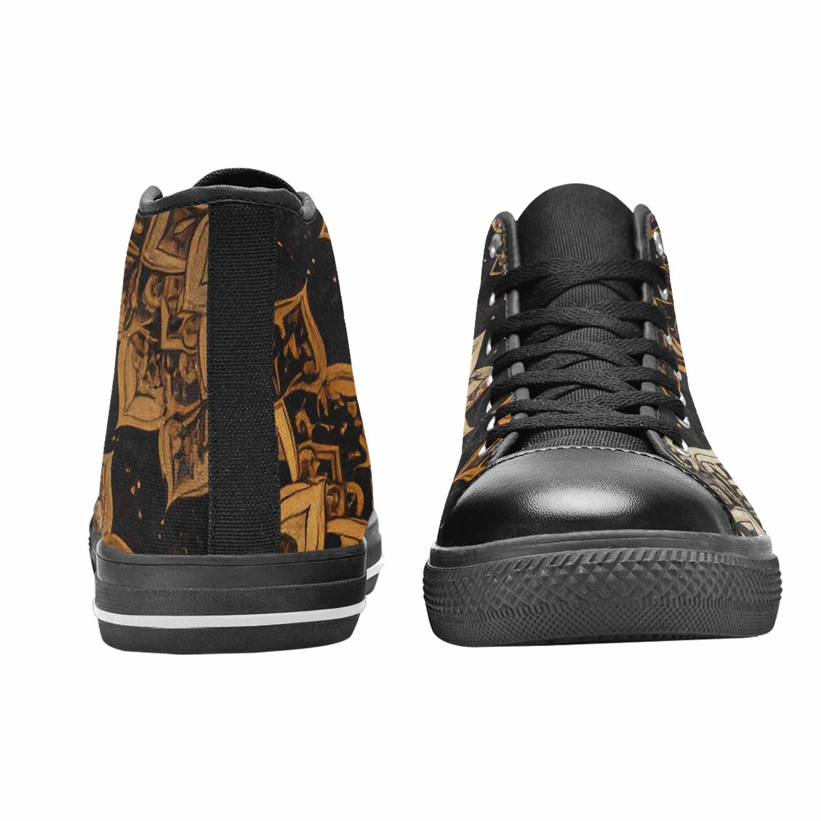 MEN'S Mandala High Top Canvas Surreal Custom Sneakers