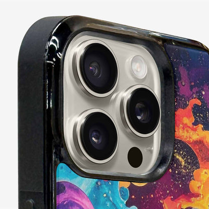 iPhone 16 Pro Max Case — Cosmic Creature And Object Mashup Pattern, Unique Phone Case Design