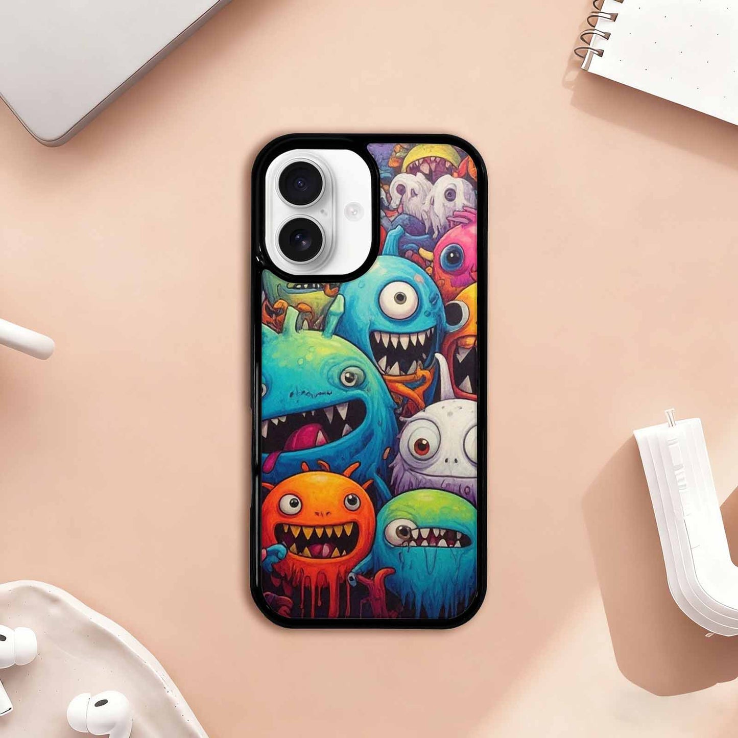 iPhone 17 Case — Monsters (general) Cartoon Monsters Cartoon Cute, Custom Print Case Cover