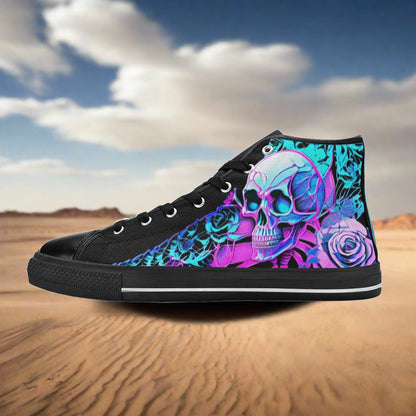 Aztec Neon Electric Custom WOMEN Bold Art - Freaky Shoes | Custom Art Sneakers