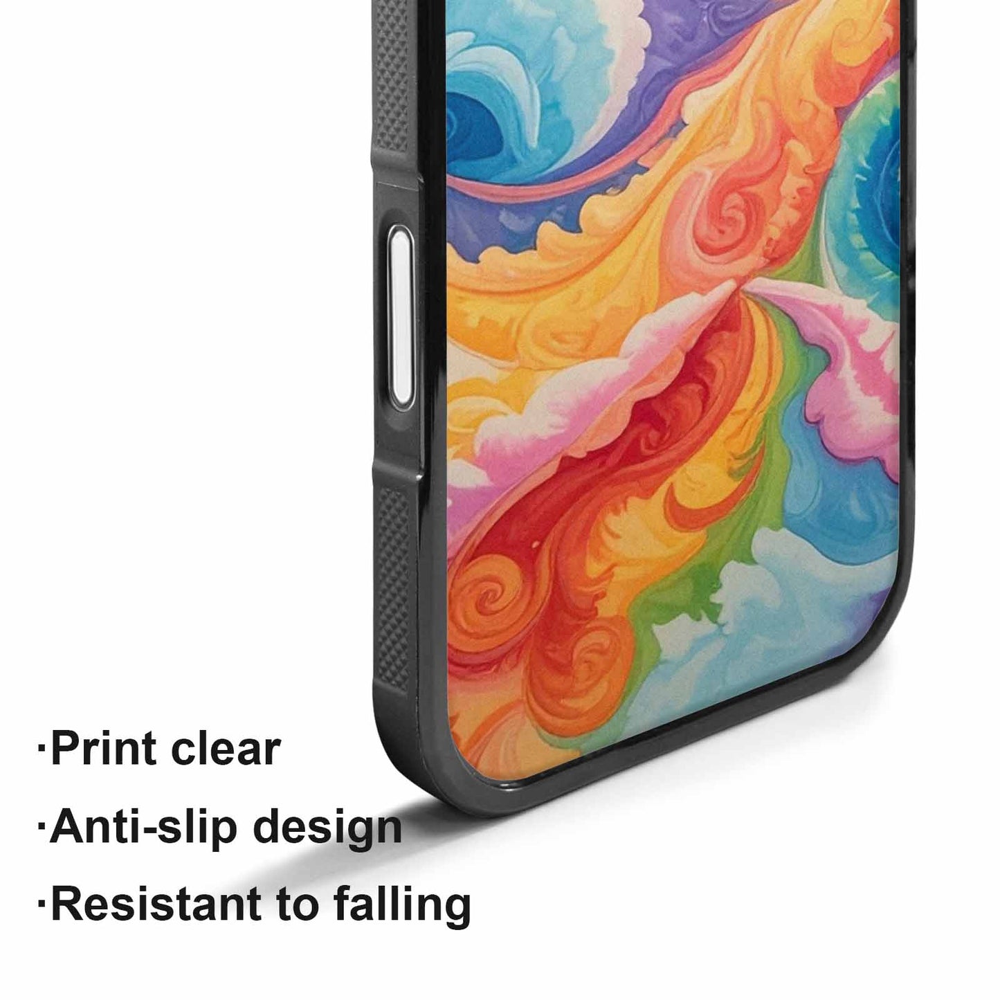 iPhone 17 Case — Tie Dye Swirls Tie Dye Tie, Custom Print Case Cover
