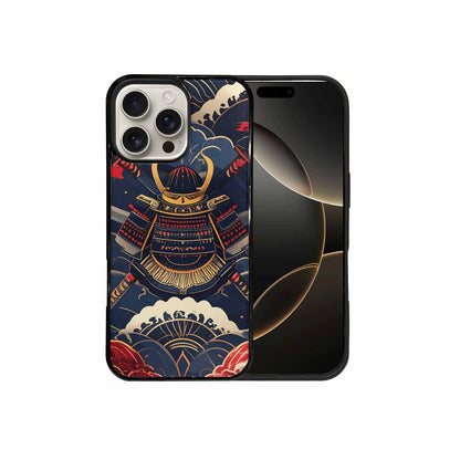 iPhone 16 Pro Max Case — Samurai Art Repeat Pattern, Custom Phone Case
