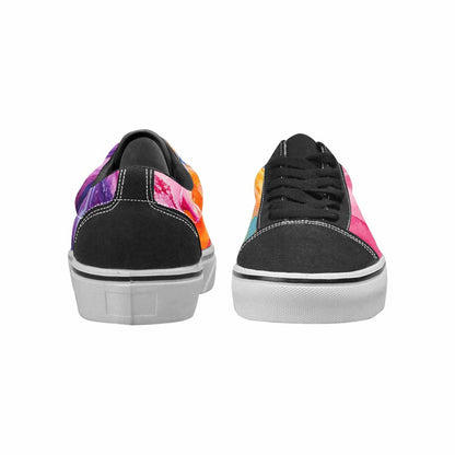 WOMEN'S Melting Icecream Collage Canvas Lace-Up Dreamcore Sneakers