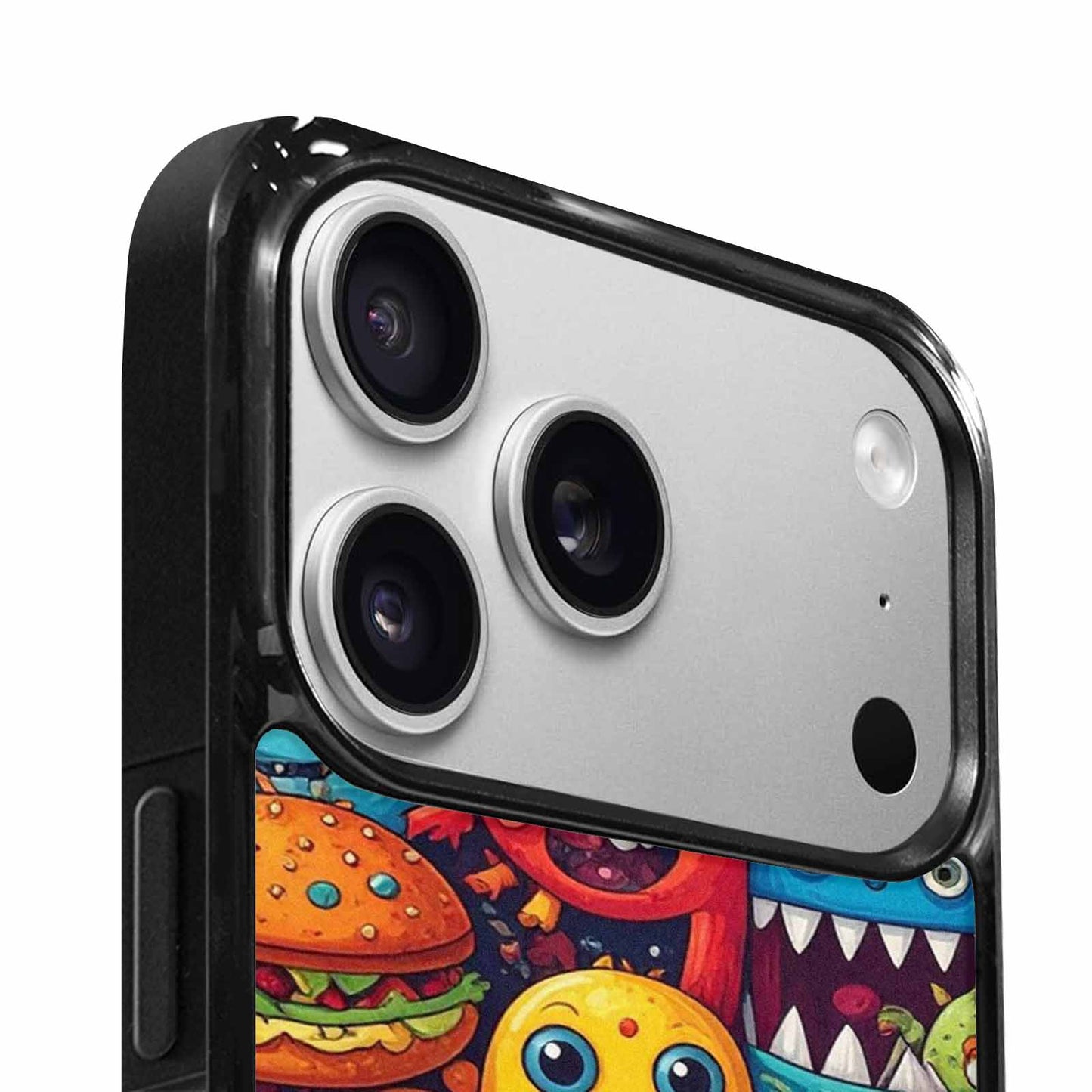 iPhone 17 Pro Max Case — Small Cartoon Monster Character Cartoon Cute, Custom Made Phone Cover