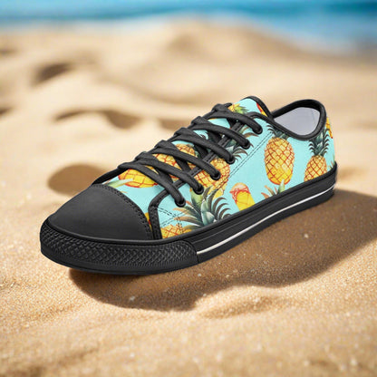 Chinese Dragon Crimson Black Unique Bold Art - Freaky Shoes | Custom Art Sneakers