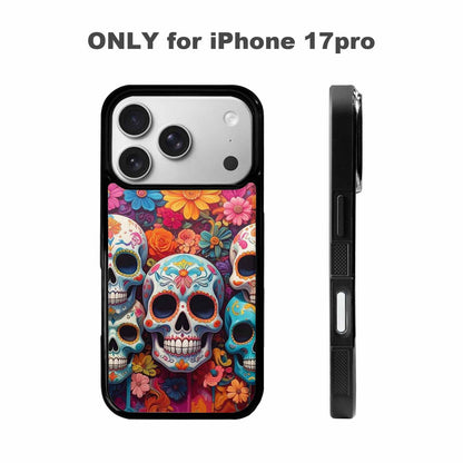 iPhone 17 Pro Case — Sugar Skullsmelting Sugar Skulls Tzs Gothic, Custom Phone Case