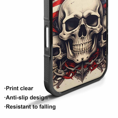 iPhone 17 Case — Skull Dark Art Gothic Print Gothic, Custom Art Phone Cover