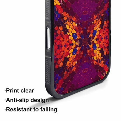 iPhone 17 Pro Case — Snake Print Dark Seamless Pattern Animal, Custom Designed Case Cover