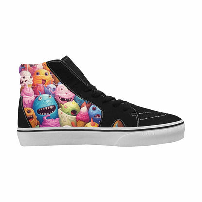 MEN'S Melting Ice Cream Monster High Top Canvas Y2K Shoes