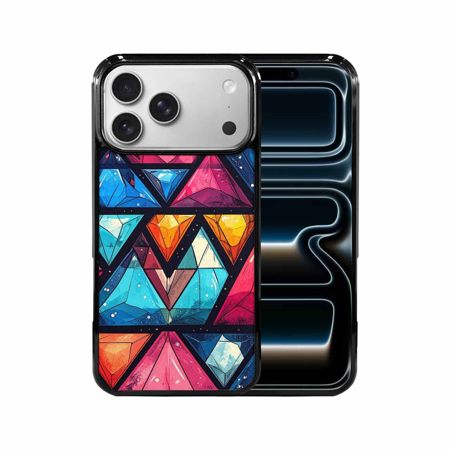iPhone 17 Pro Max Case — Vintage Summer Diamond Retro Vintage, Unique Phone Case Design