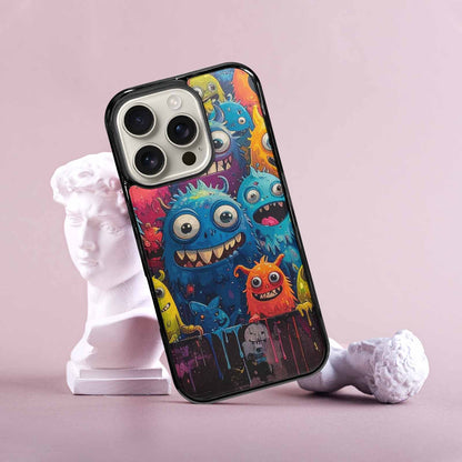 iPhone 16 Pro Case — Monsters General Cartoon Monst, Custom Designed Case Cover