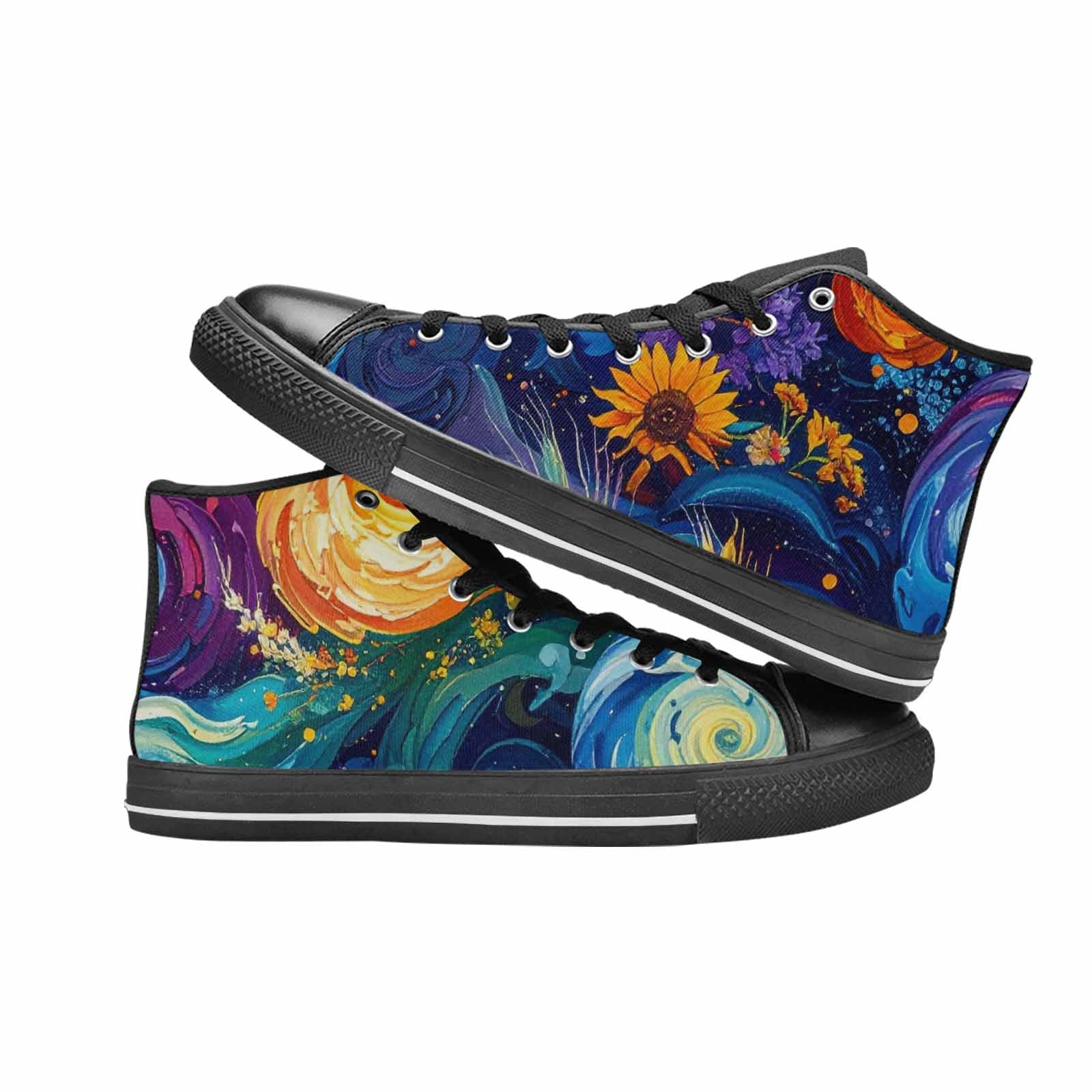 MEN'S Blend All Versions High Top Canvas Vivid Custom Shoes