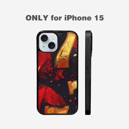 iPhone 15 Case — Dice And Casino Pattern Seamless Repeat, Custom Art Phone Cover