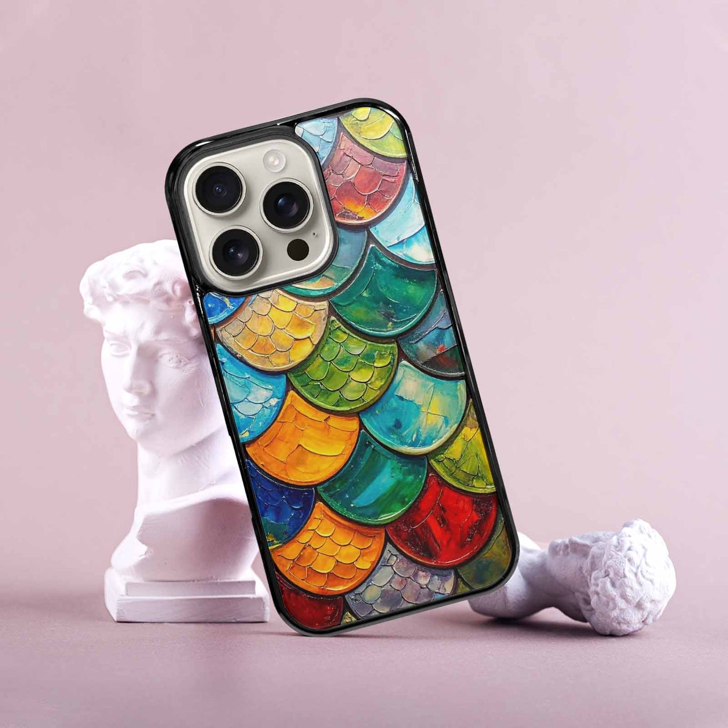 iPhone 16 Pro Case — Reptile Scale Full Color Vibrant Reptile, Custom Phone Case