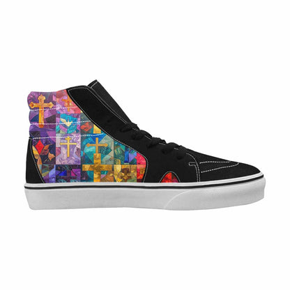 MEN'S Jesus High Top Canvas One Of A Kind Dark Academia Custom Shoes