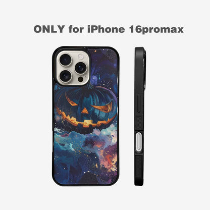 iPhone 16 Pro Max Case — Eamless Repeating Pattern Of Overlapping Pumpkin, Custom Print Case Cover