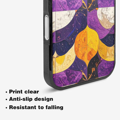 iPhone 16 Case — Nonbinary Flag Color Theme Small Rainbow, Custom Printed Phone Case