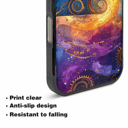 iPhone 16 Pro Max Case — Steampunk Galaxy, Custom Made Phone Cover