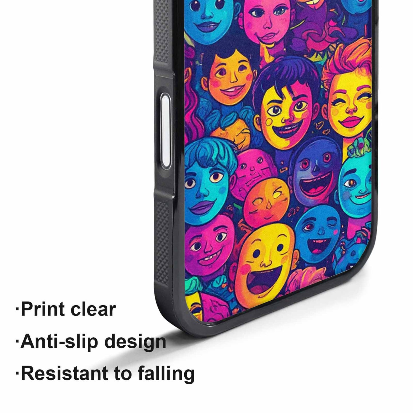 iPhone 17 Air Case — Small Funny Looking Cartoon People Cartoon, Custom Art Phone Cover