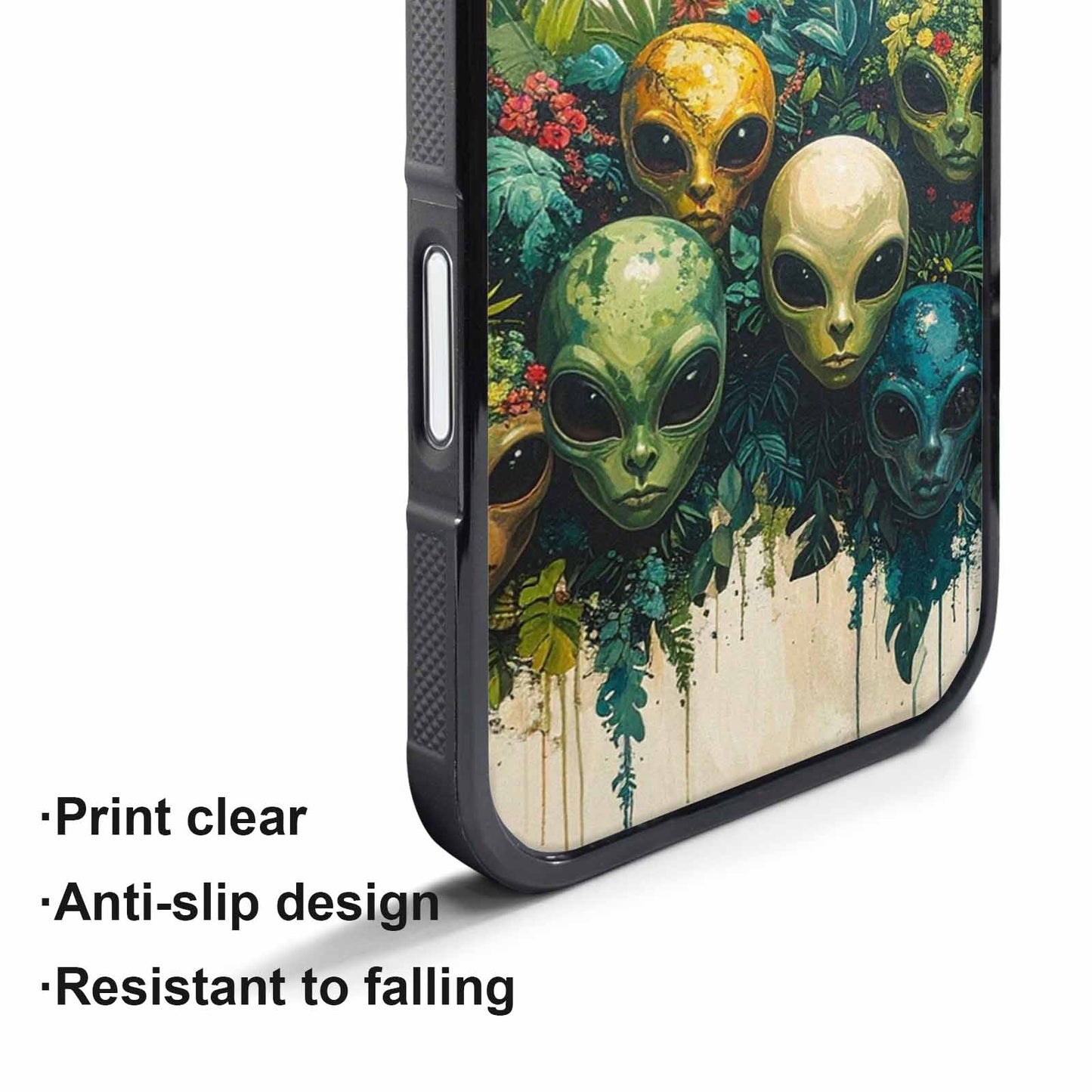 iPhone 17 Pro Case — Aliens Pattern Hundreds Of Sma Alien, Personalized Phone Case
