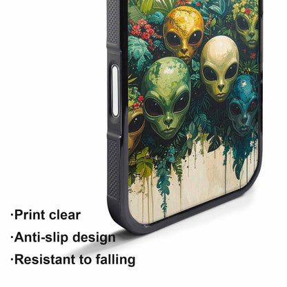 iPhone 17 Pro Case — Aliens Pattern Hundreds Of Sma Alien, Personalized Phone Case