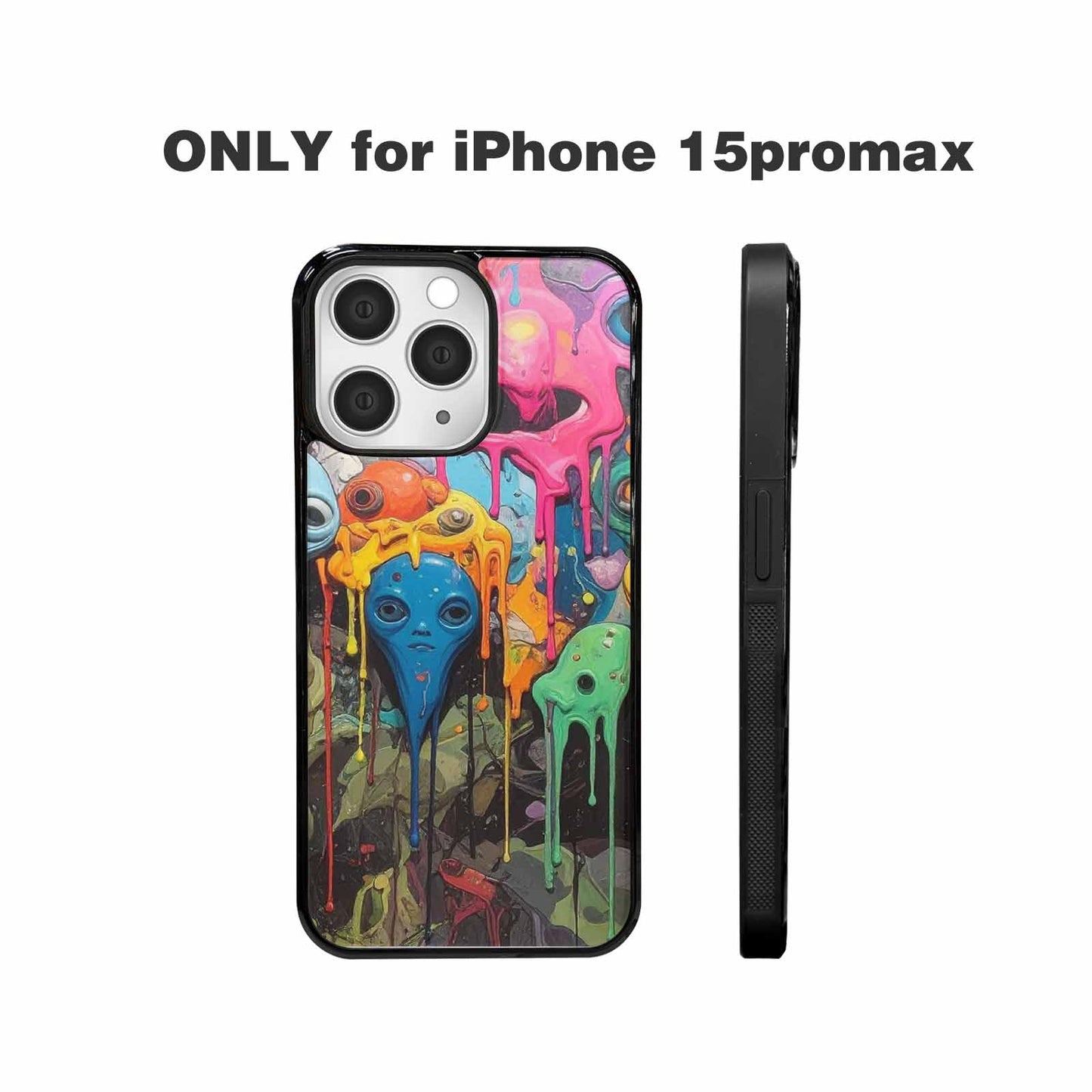 iPhone 15 Pro Max Case — Aliens Camomelting Aliens Patt 5xk Personalized, Customized Protective Case
