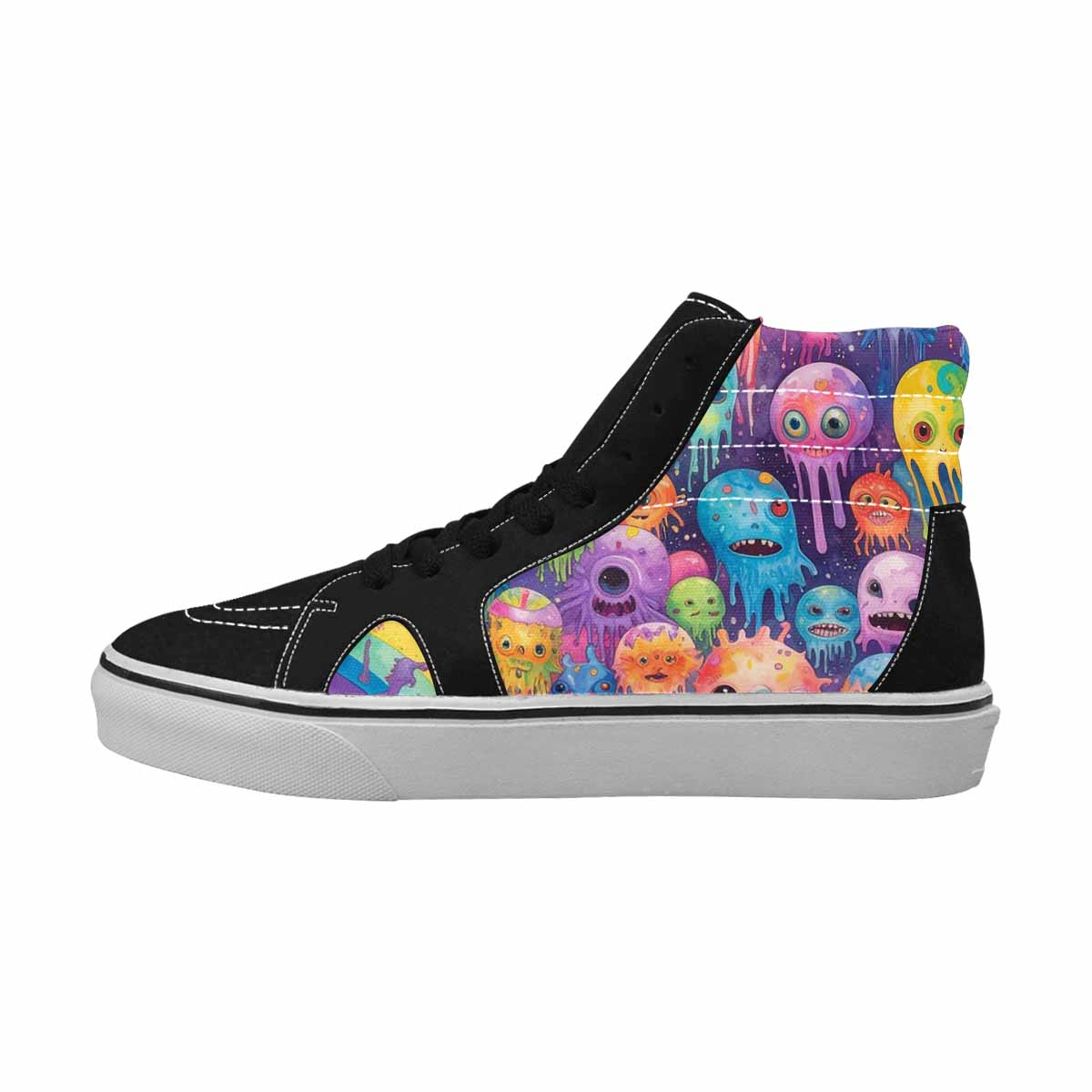 MEN'S Aliens  Tie Dye High Top Canvas Dreamlike Shoes