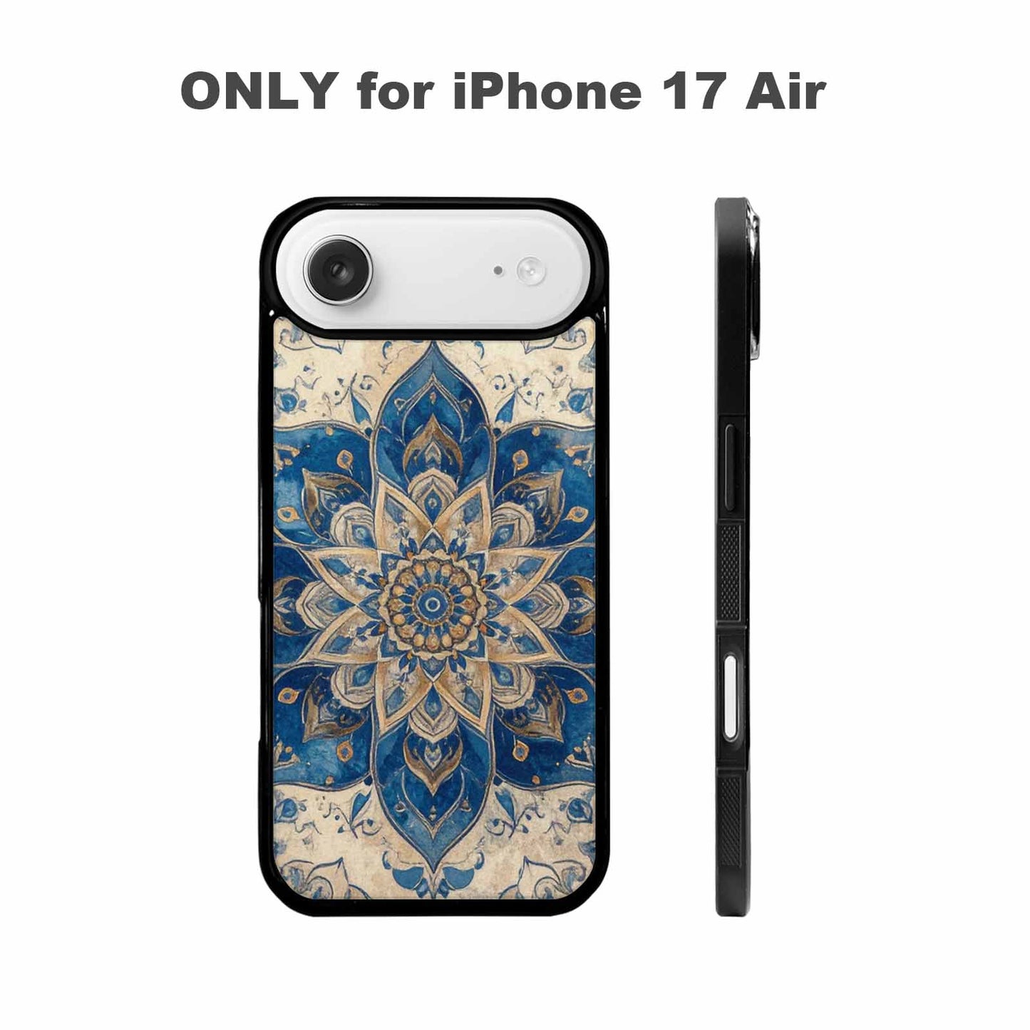 iPhone 17 Air Case — Small Mandala Pattern Randomly Varying Floral, Personalized Phone Case