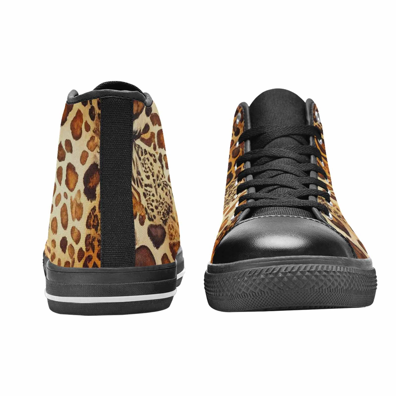 WOMEN'S Animal Print High Top Canvas Surreal Sneakers