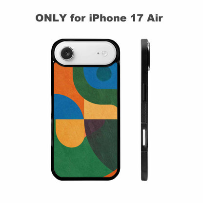 iPhone 17 Air Case — Memphis Art Pattern Retro Vintage, Custom Phone Case